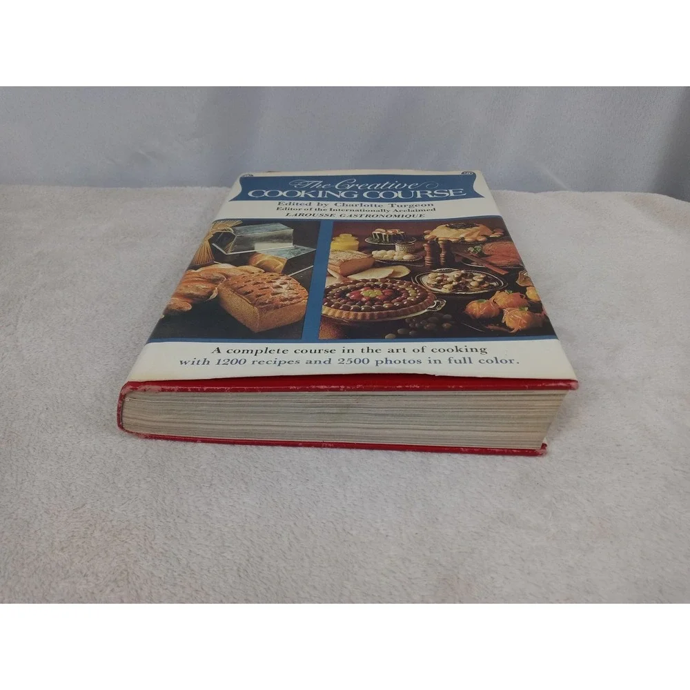 Vintage Creative Cooking Course Charlotte Turgeon Larousse‎ Gastronomique HC DJ